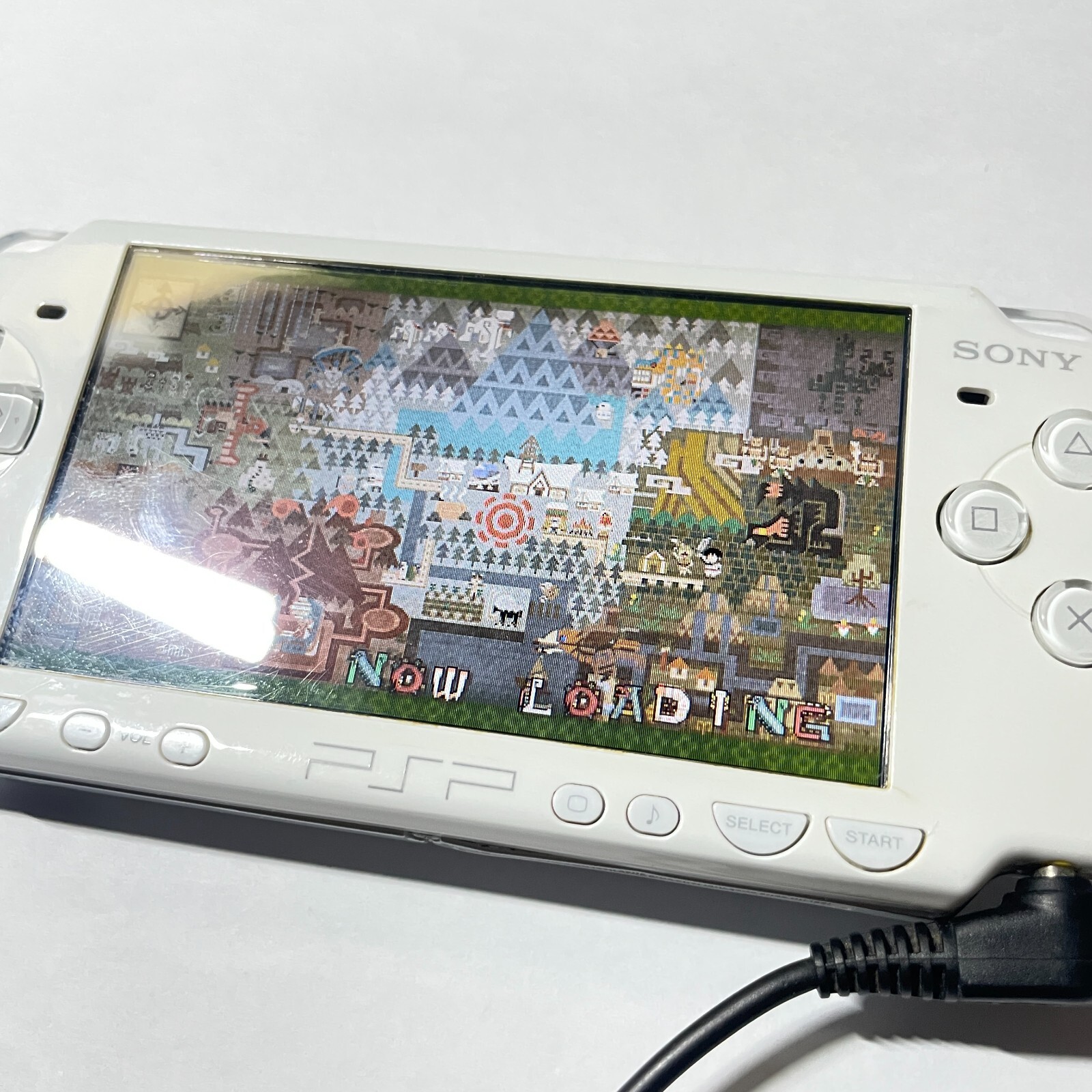 PSP-2001 Console Star Wars Darth White SONY tested w/Charger
