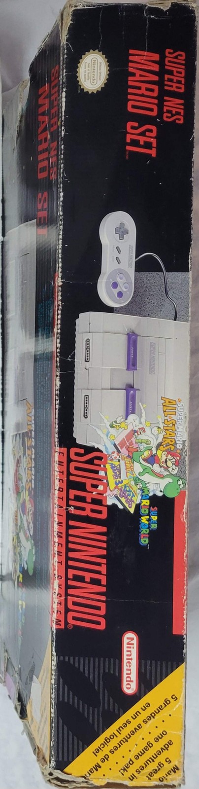Super Nintendo ALL STARS EDITION Console – CIB FACTORY PLASTIC + 1 Controller