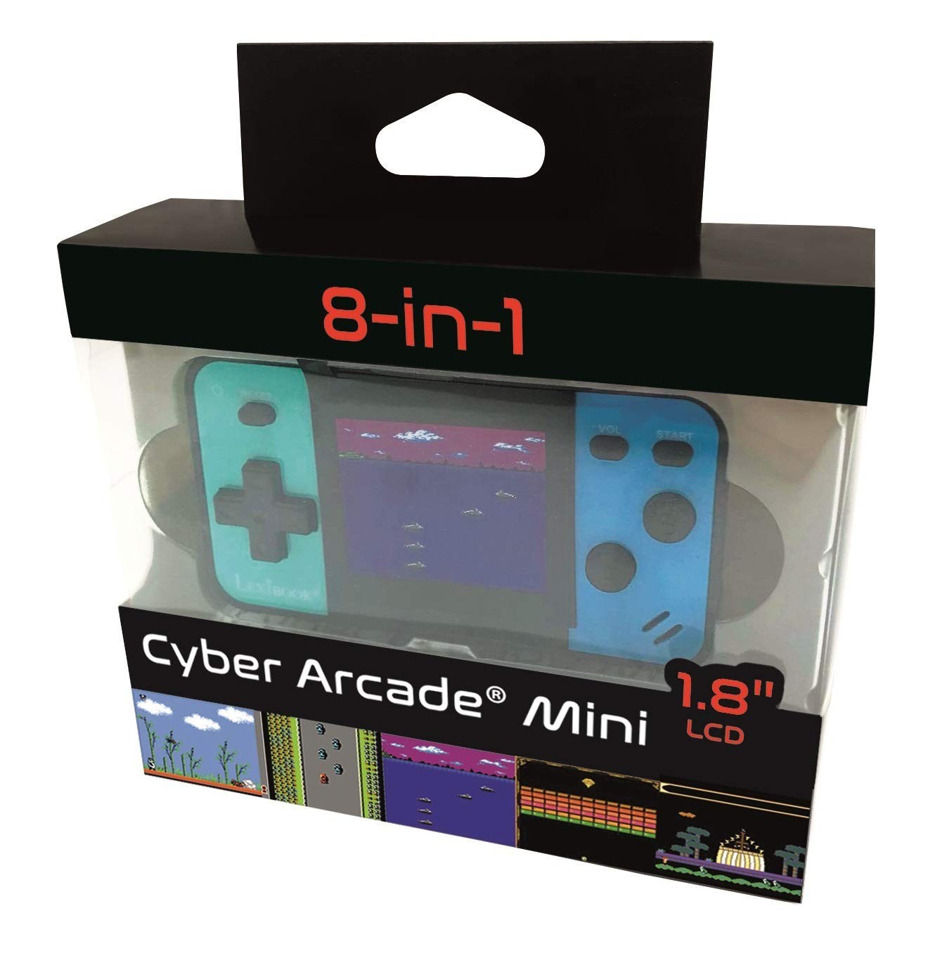 Retro Handheld Game Console – 8 Built-In Games & Adjustable Volume Speaker