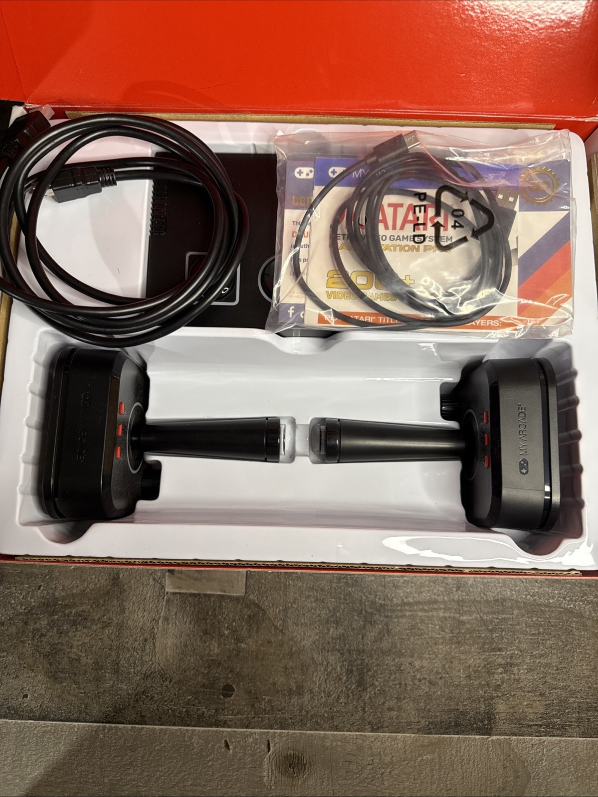 Atari Retro Video Game System with 200+ Games, Wireless Joysticks NIB