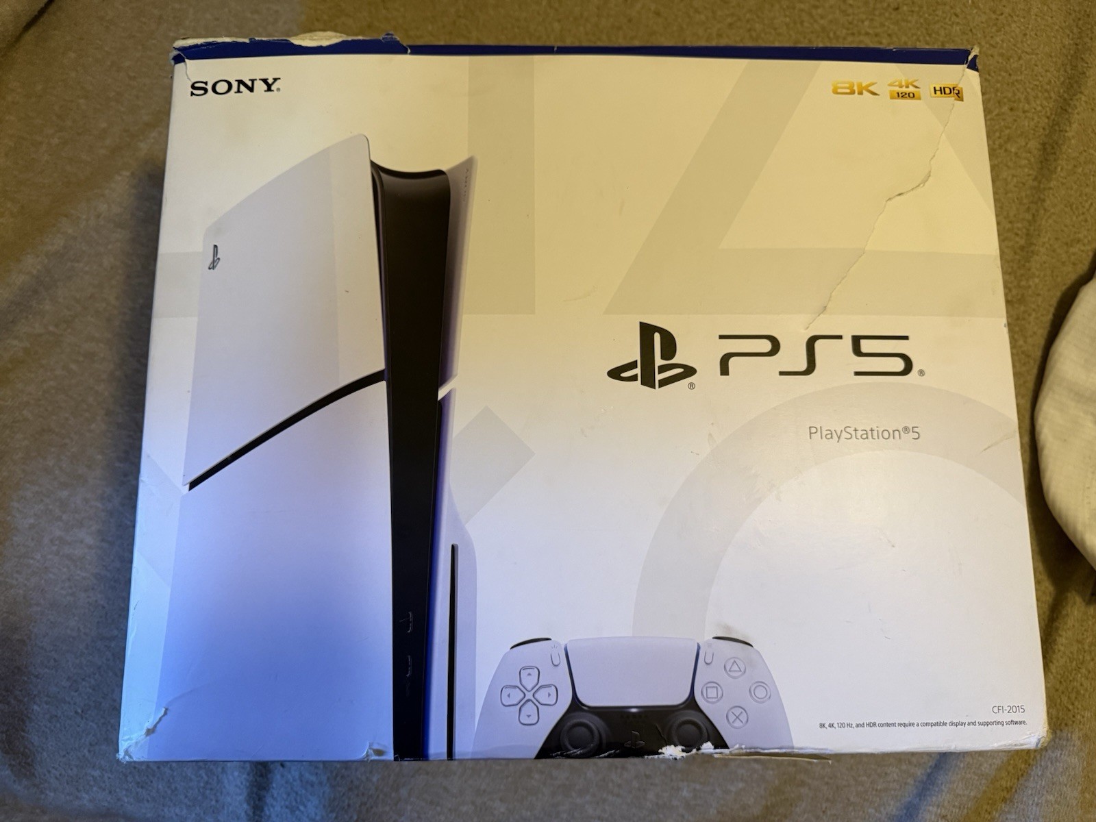 Sony PlayStation 5 White Console Whit Games 1 Controller 1 PS5 1TB USE PS5 Used