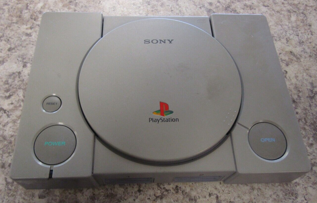 Sony PlayStation 1 PS1 System w/cables & controller -SCPH-7001 Tested & Working