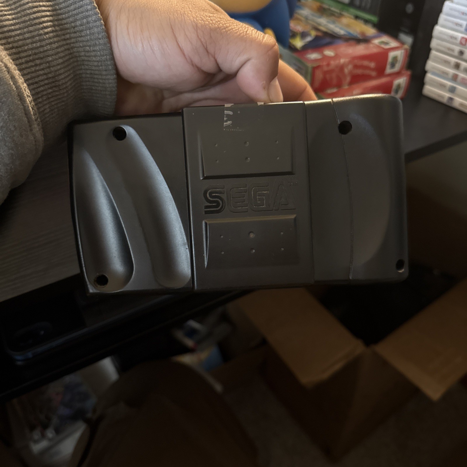 Sega Nomad console with Battery Pack With Aladdin Game