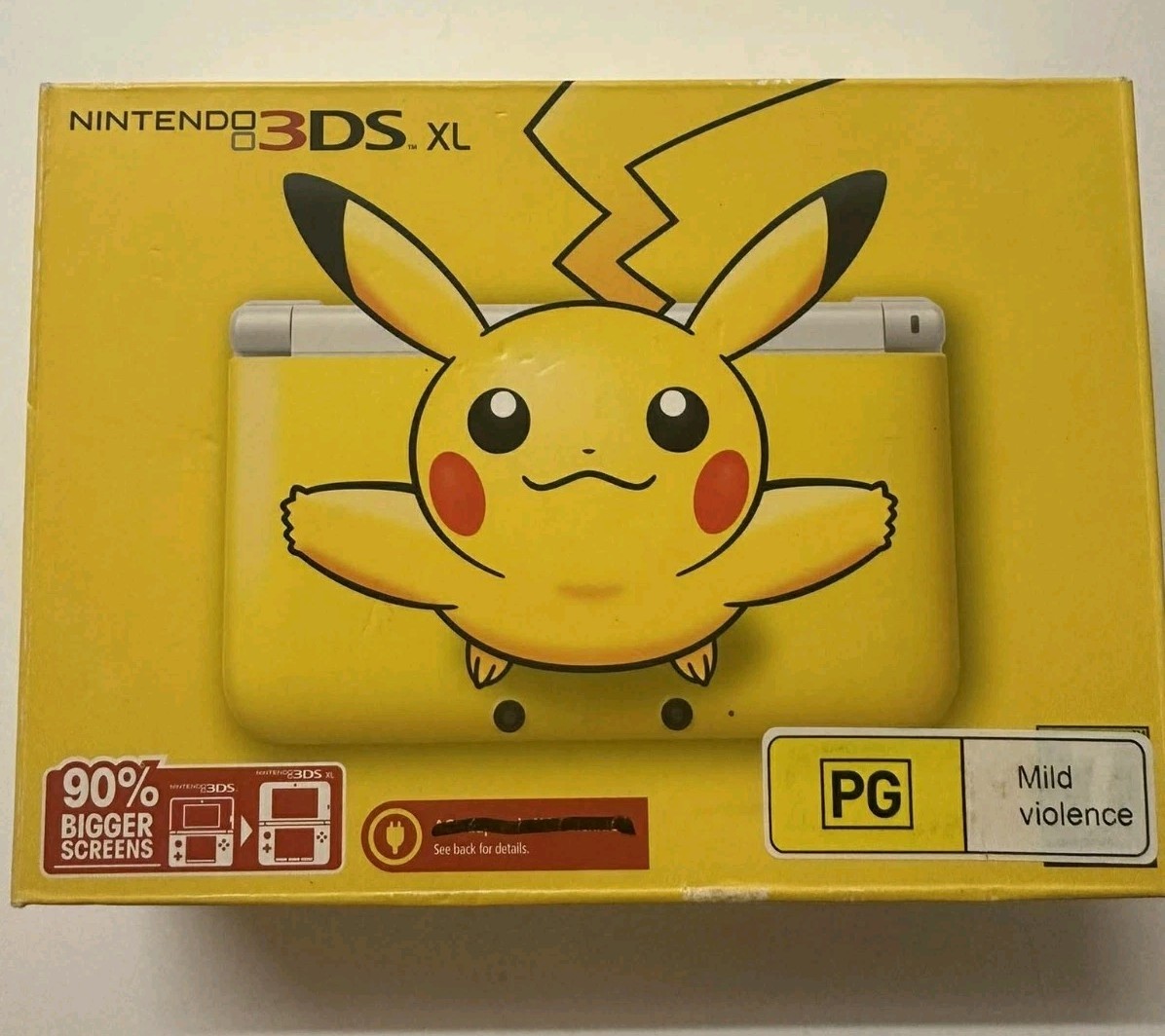 Nintendo 3DS XL: Pokemon Pikachu Yellow Edition Console EB Games Import