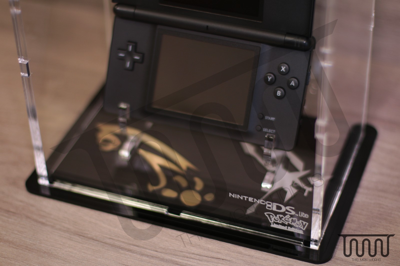 Acrylic Display Case for Nintendo DS Lite Pokémon Dialga and Palkia Edition