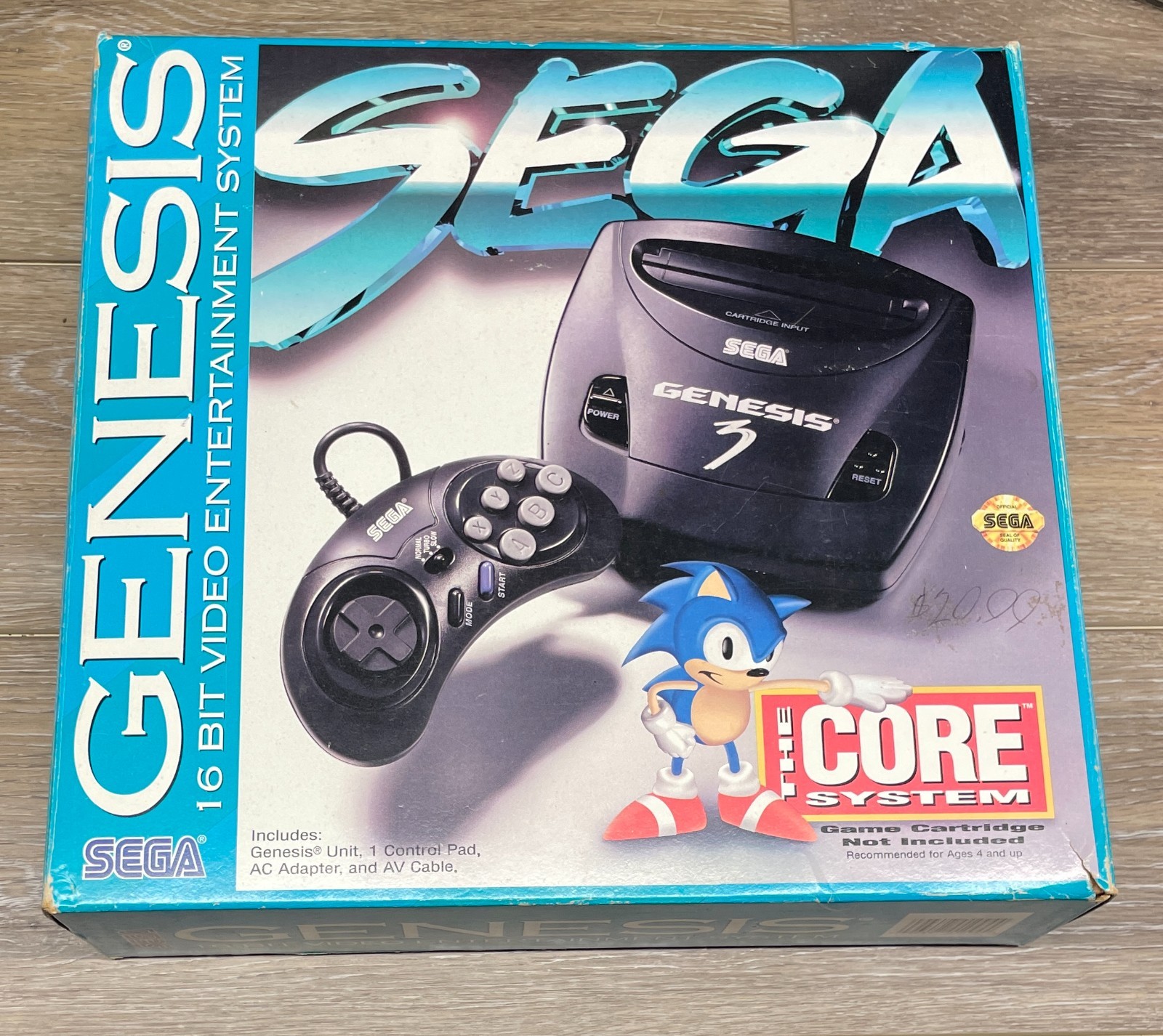 SEGA Genesis 3 Core System – Console, Cords, Box, Tray – Free Shipping!