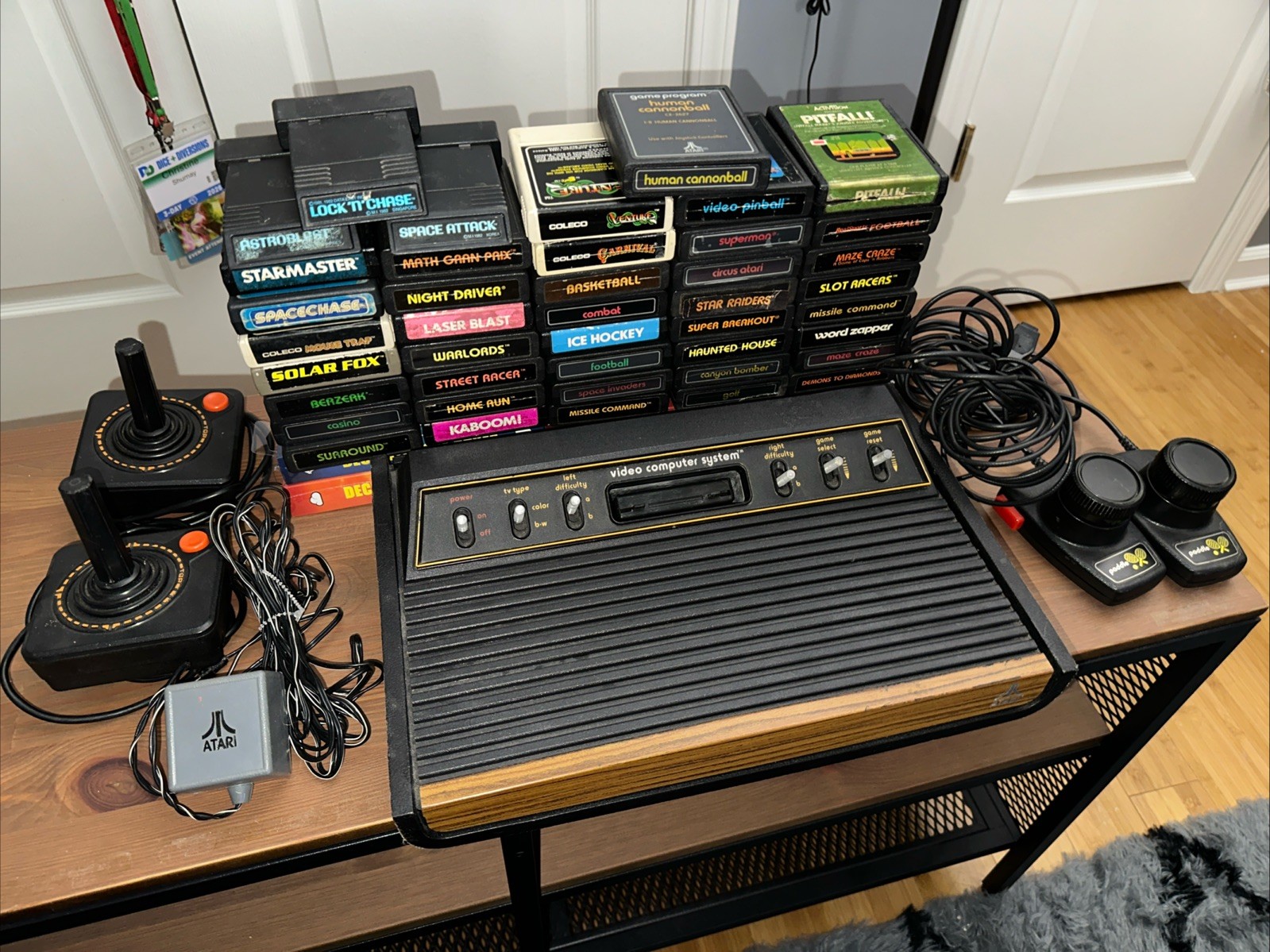 Atari 2600 Heavy Sixer Six Switch Console Sunnyvale USA Console 42 Games – Works