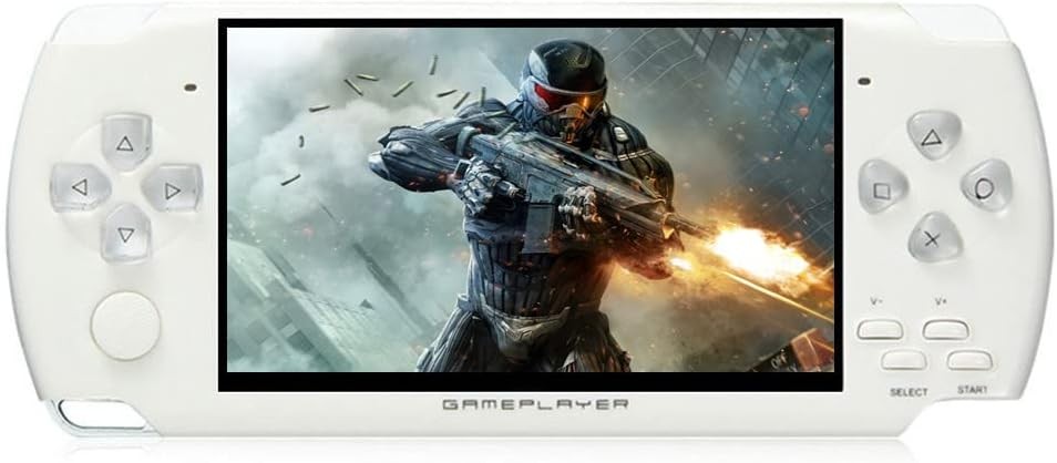 X6 Handheld 4.3 Inch 8GB 2000 Games White