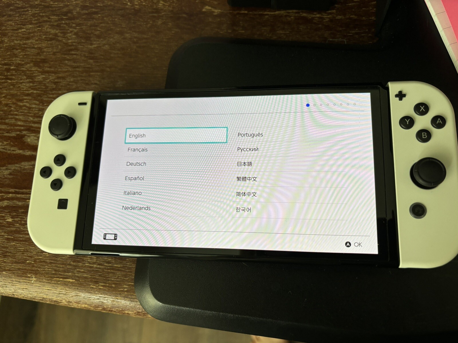 Nintendo Switch OLED Model HEG-001 Handheld Console – 64GB – White