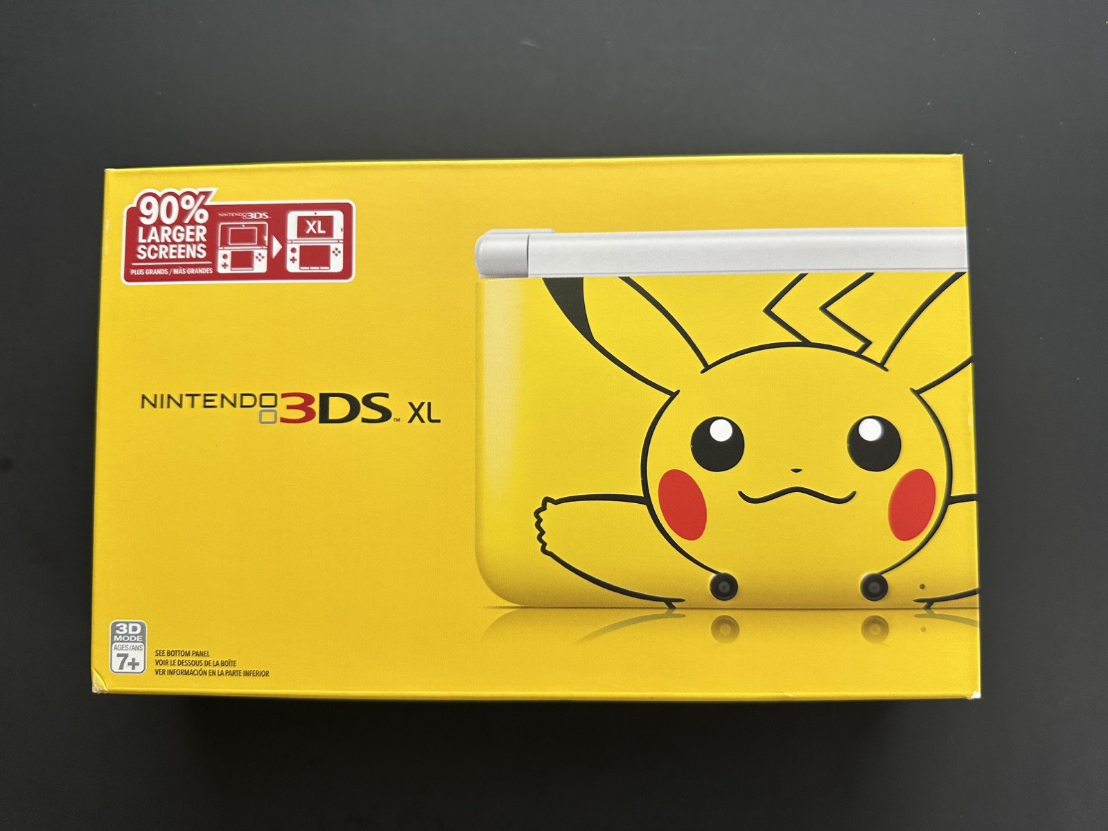 Nintendo 3DS XL Pikachu Edition Yellow Handheld System, Factory Sealed