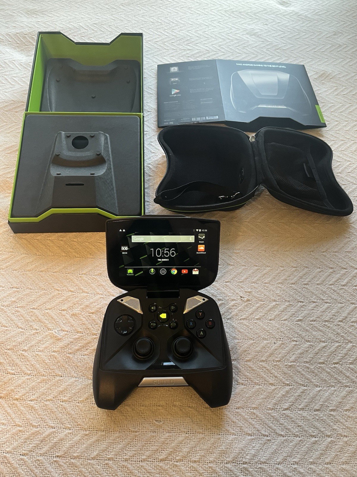 NVIDIA Shield Portable Android Console 16GB Tested Includes Accessories & Box