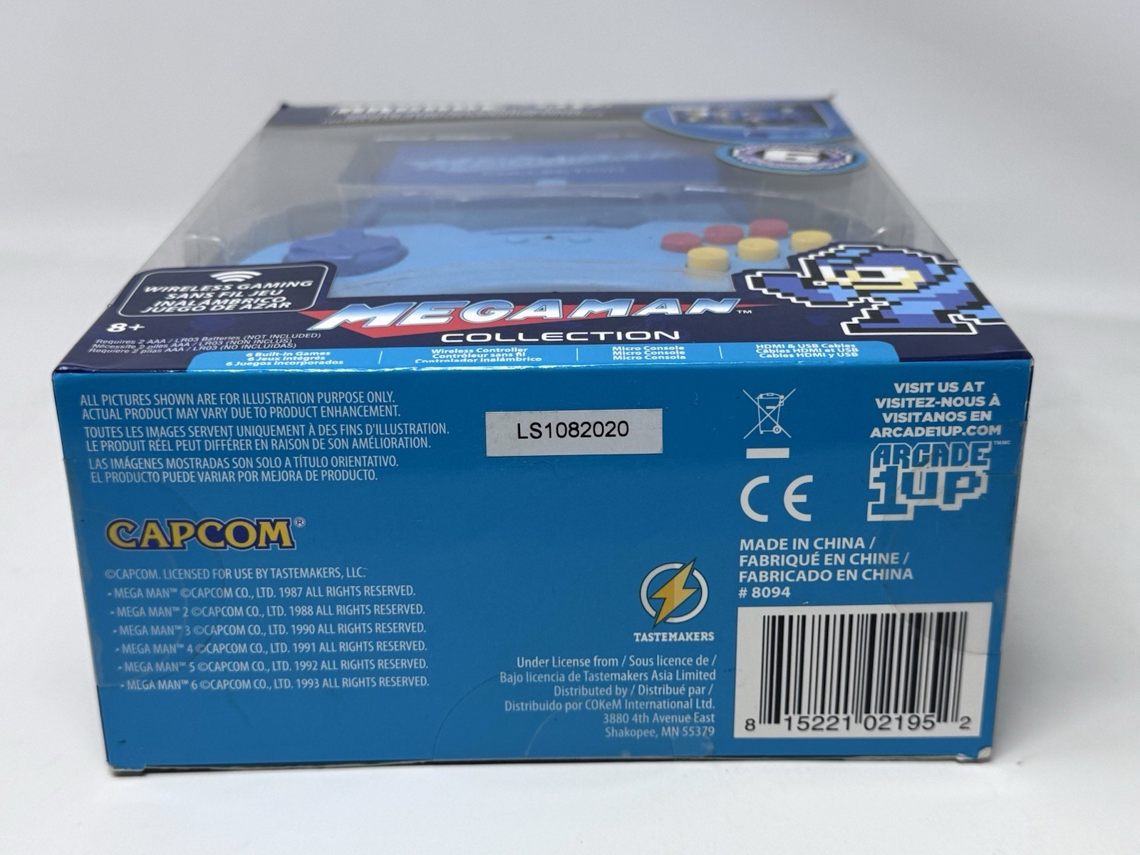 Arcade 1UP Mega Man Collection Game Console 6 Games