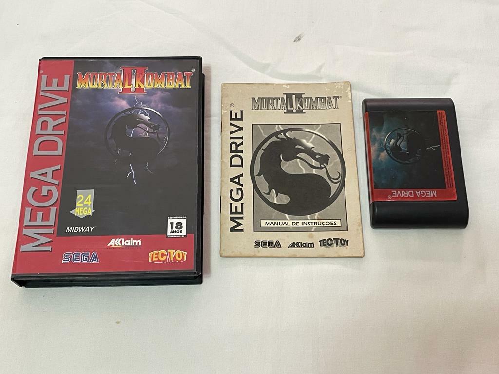 Sega Genesis : Mortal Kombat 2 Tectoy complete box and manual