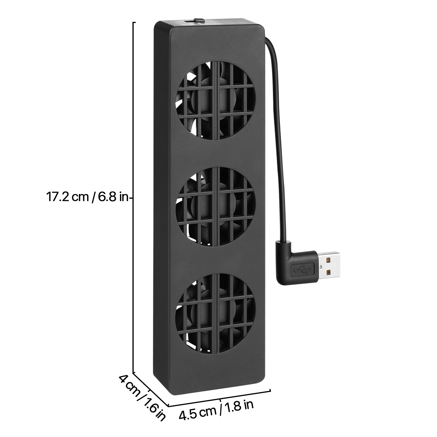 Nintendo Switch Cooling Fan Dock Mount Console Cooler 3-Fans Heat Exhaust Vent