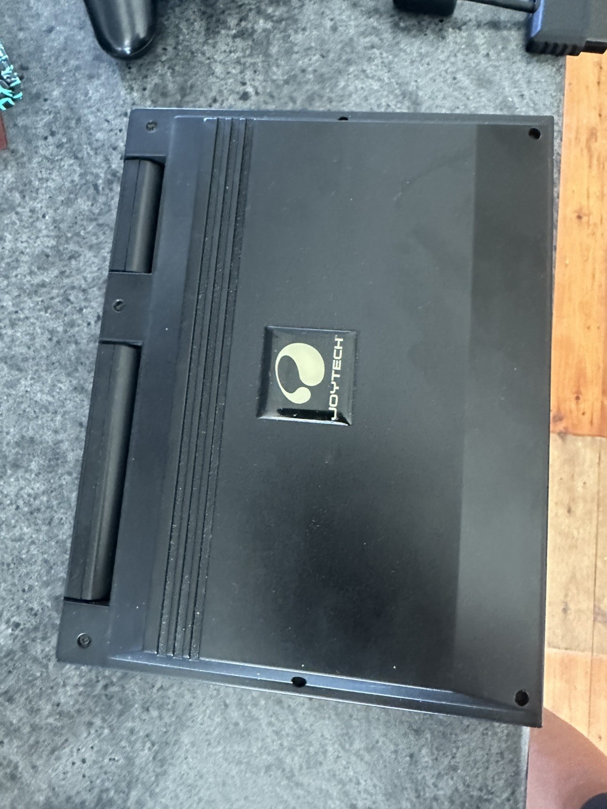 PlayStation 2 Slim Console black with joyteck 8inch screen and nfs most wanted