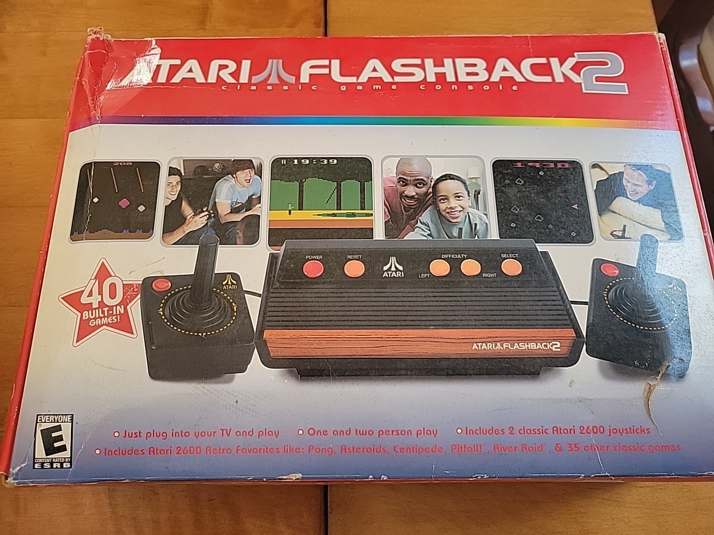 Atari Flashback 2 Classic Game Console complete with 40 Built-In Games