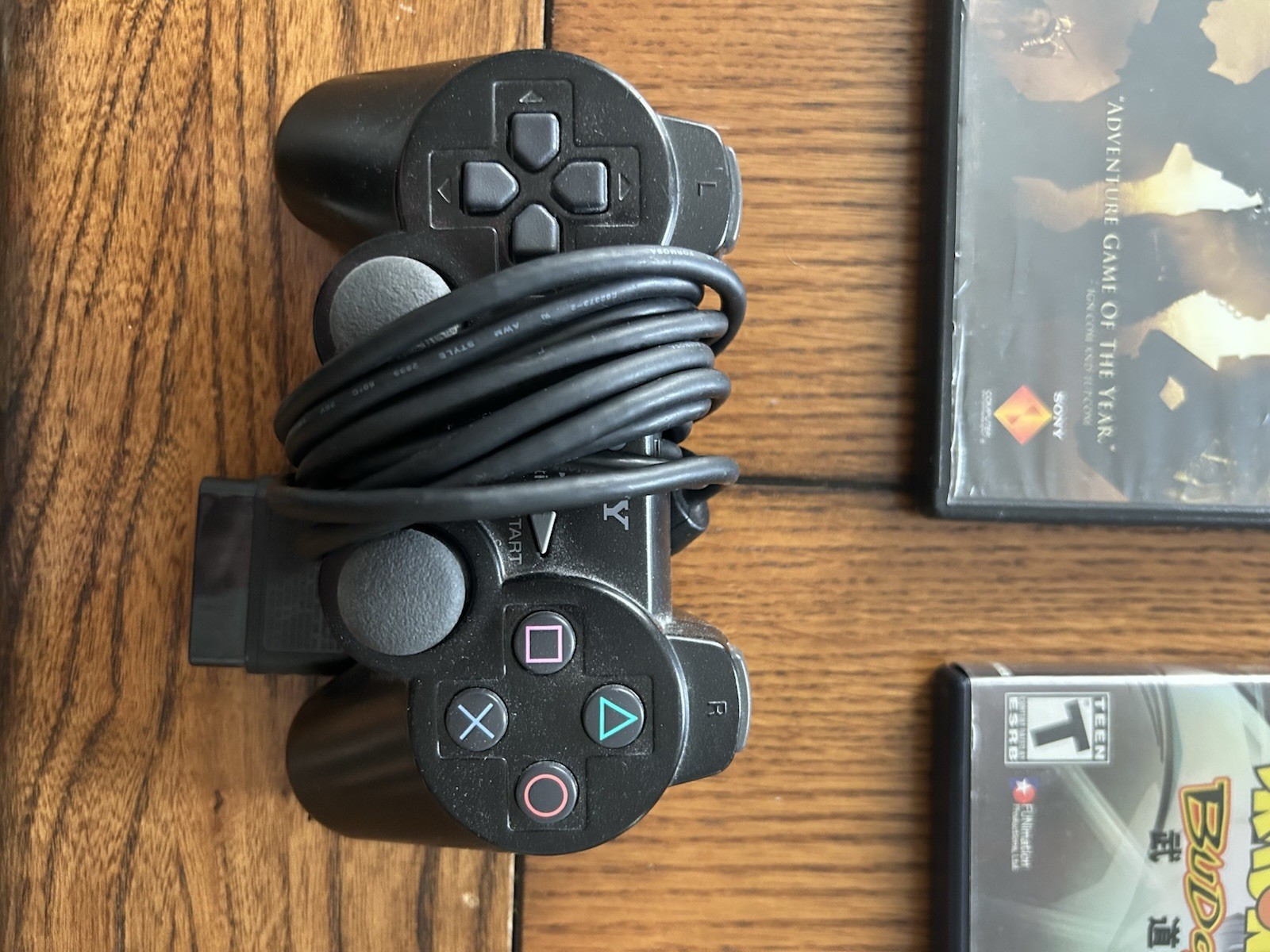 Sony PlayStation 2 Black Console Bundle w/ Controller, Memory Cards & 4 Games