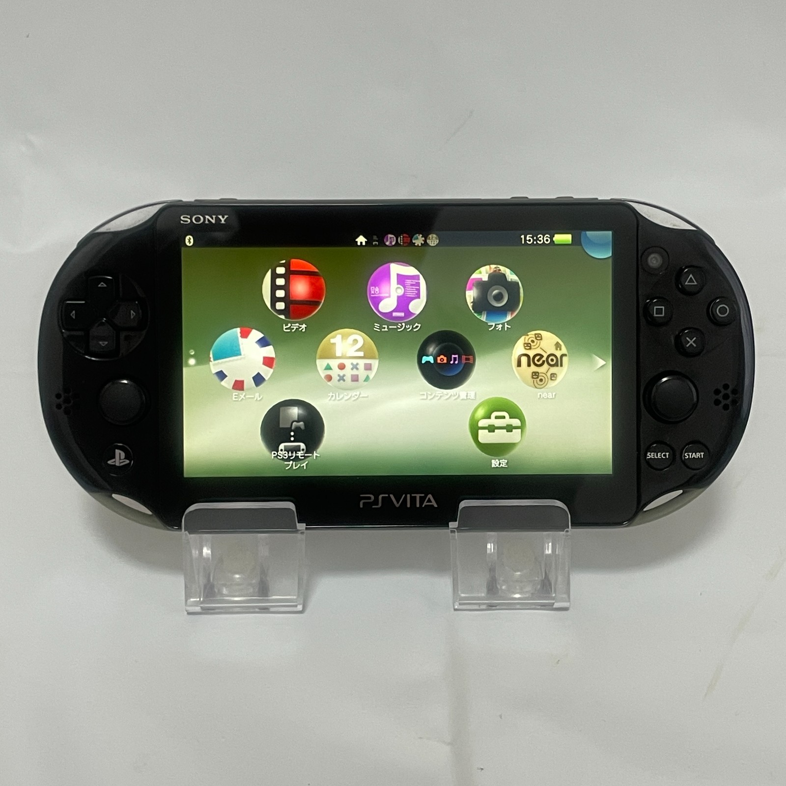 Sony PS Vita 2000 Khaki Black Console Only Good Screen Back Scratches Region Fre