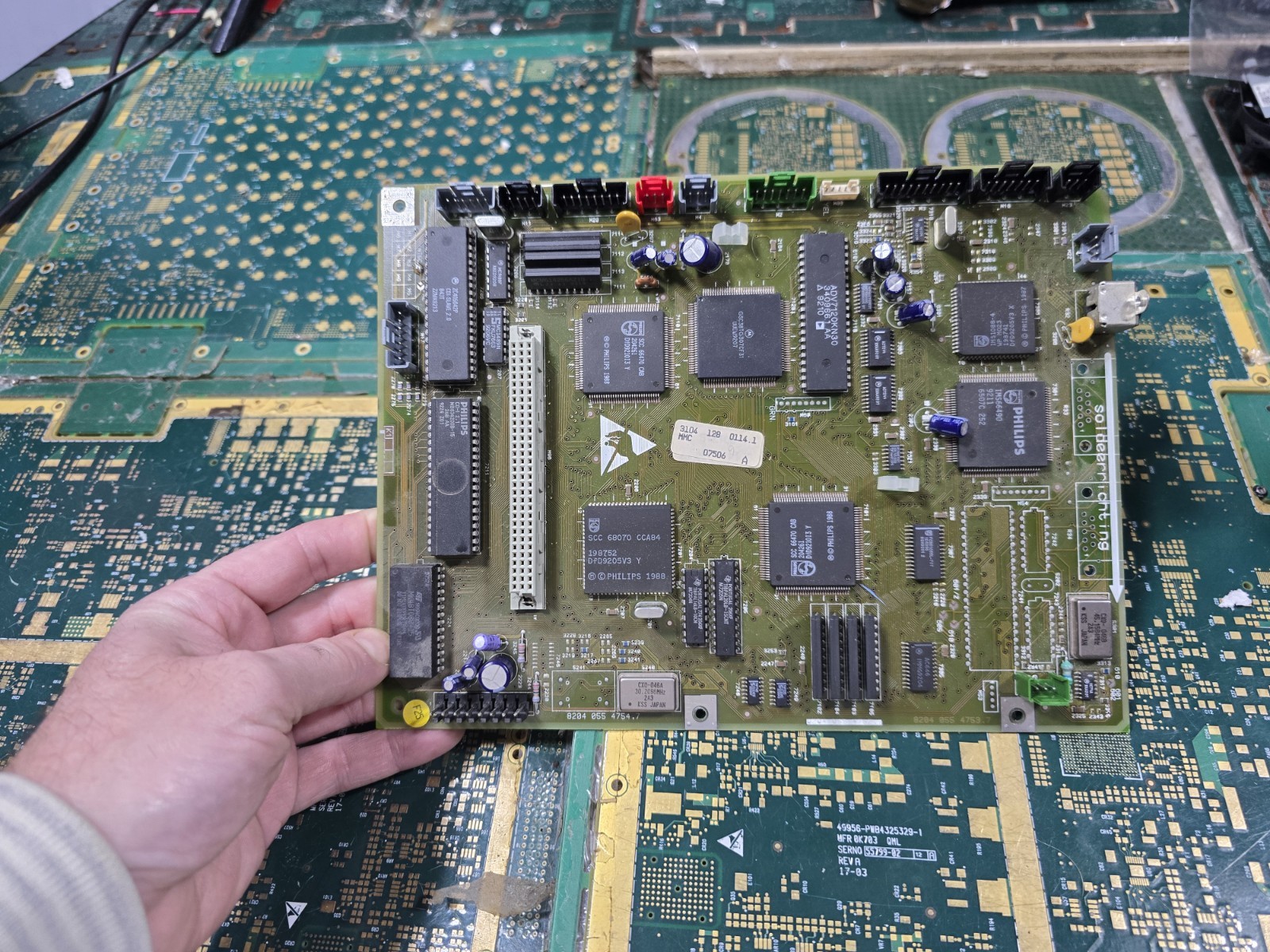 Philips CDI 910 EXACT 3104 128 0114.1 Board-Not Tested-Intact-PARTS-READ ALL