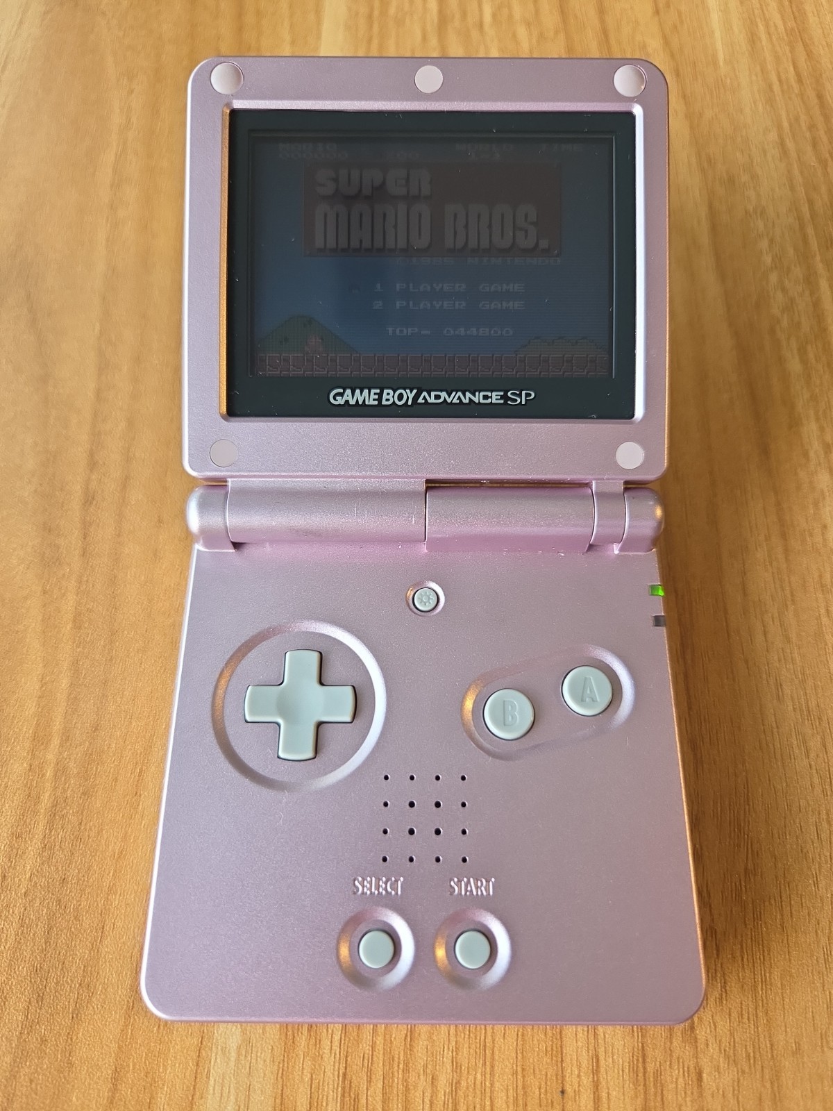 Nintendo Gameboy Advance SP Handheld System Console Pearl Pink (AGS-001) Tested