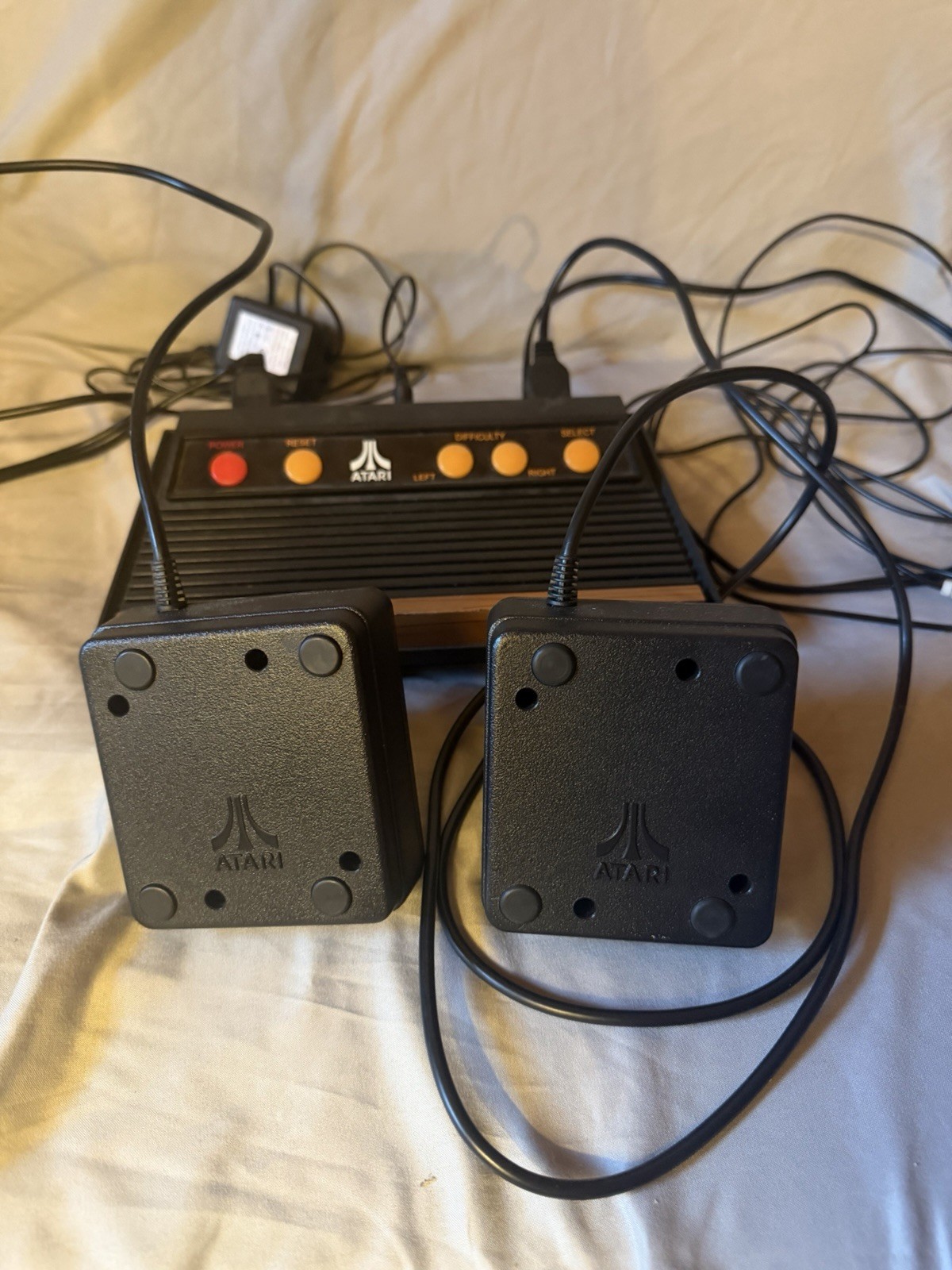 Atari Flashback 2 Console System Controllers Power Cord Complete Tested Working