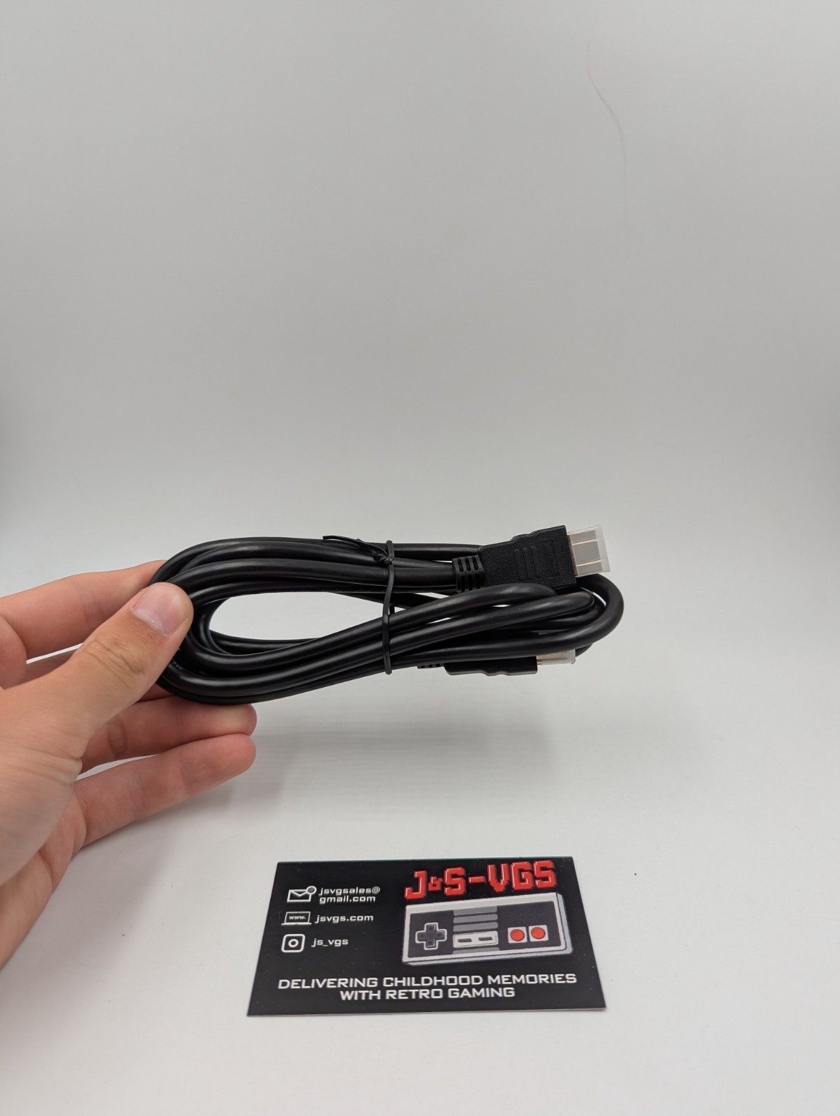 SNES Style Mini Console Clone Gray Non-Nintendo w/ Controller Cables