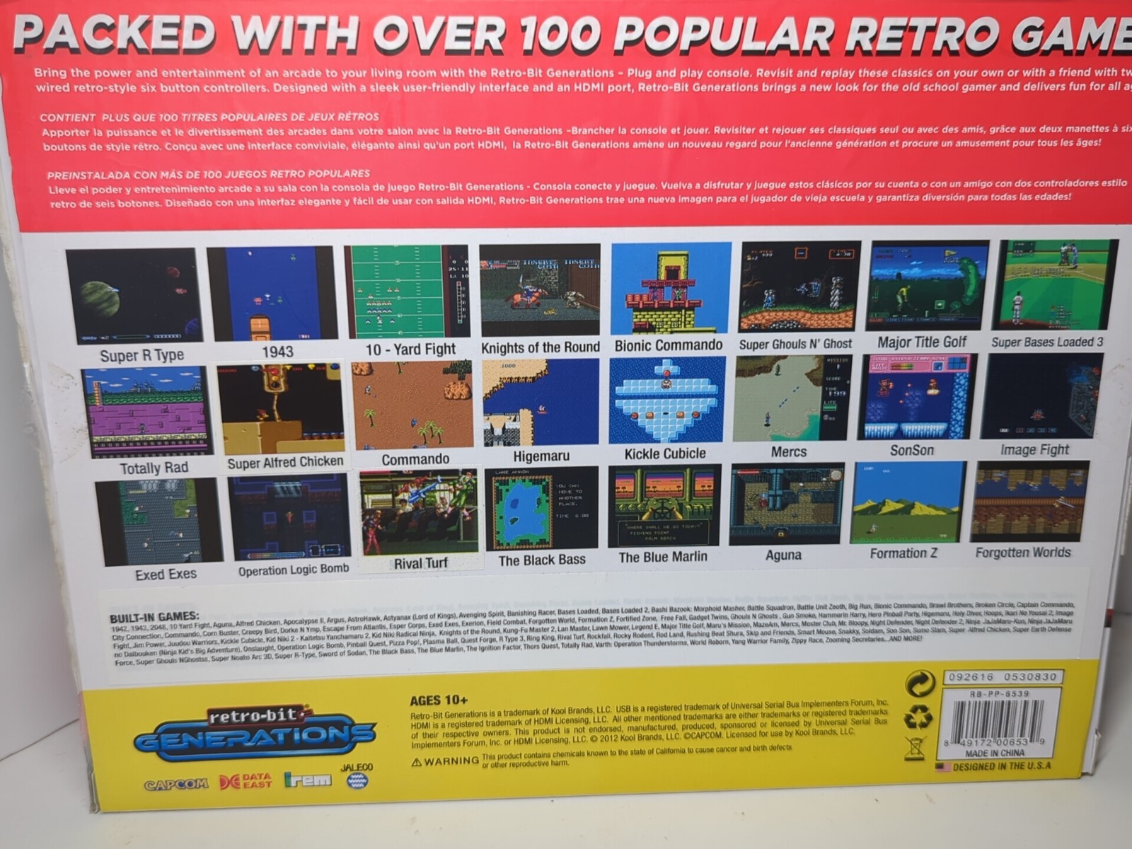 Retro-Bit Generations Plug & Play Retro Game Console (Built-in Retro 100+ Games)