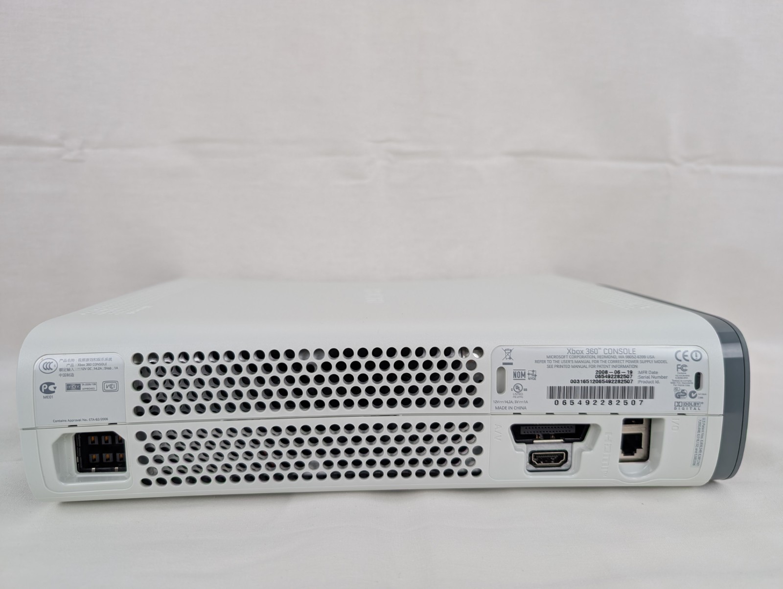 Microsoft Xbox 360 Pro System Bundle 60GB White Console – Tested And Working