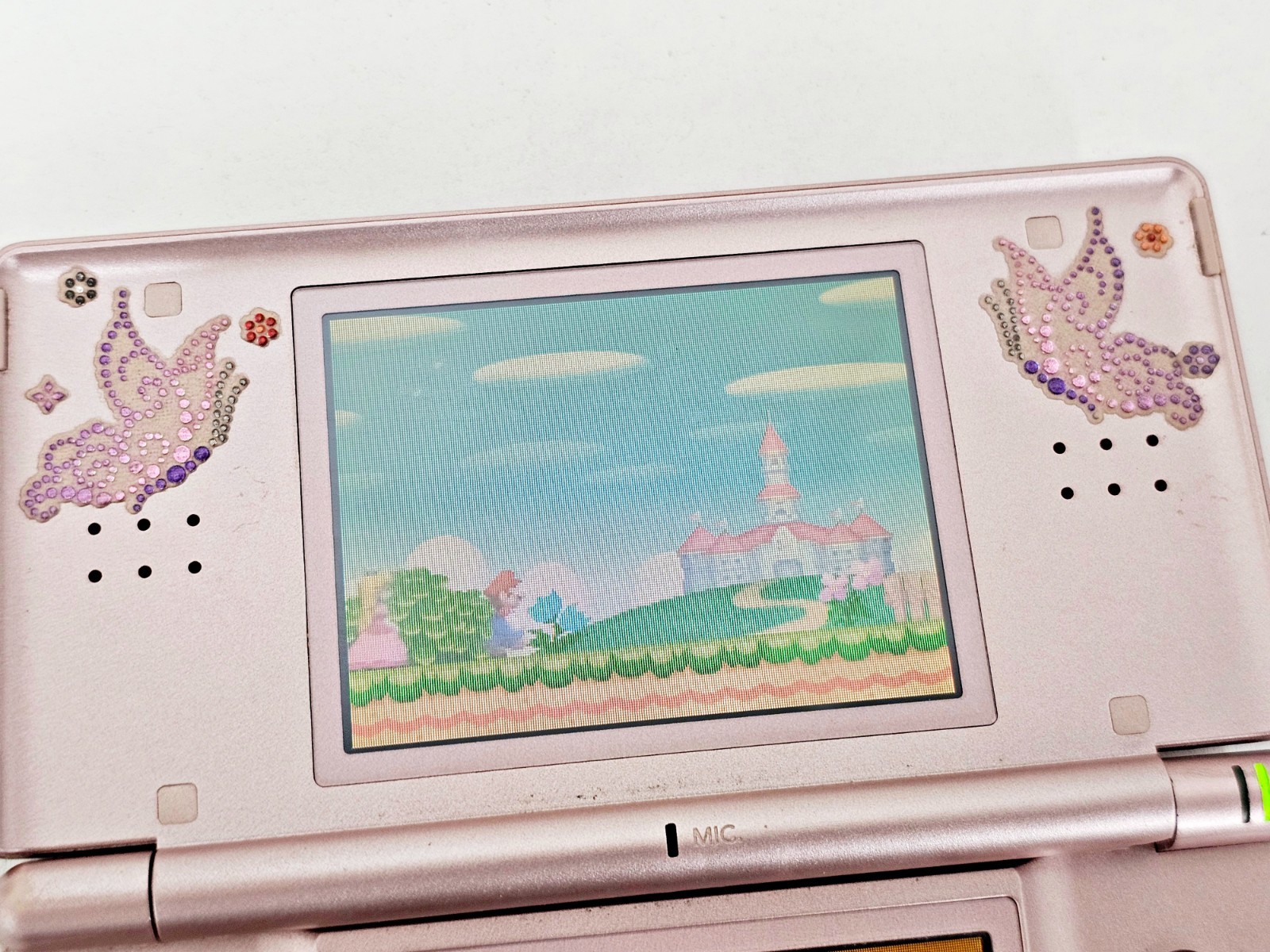 Nintendo DS Lite Console Metallic Rose JUNK 854