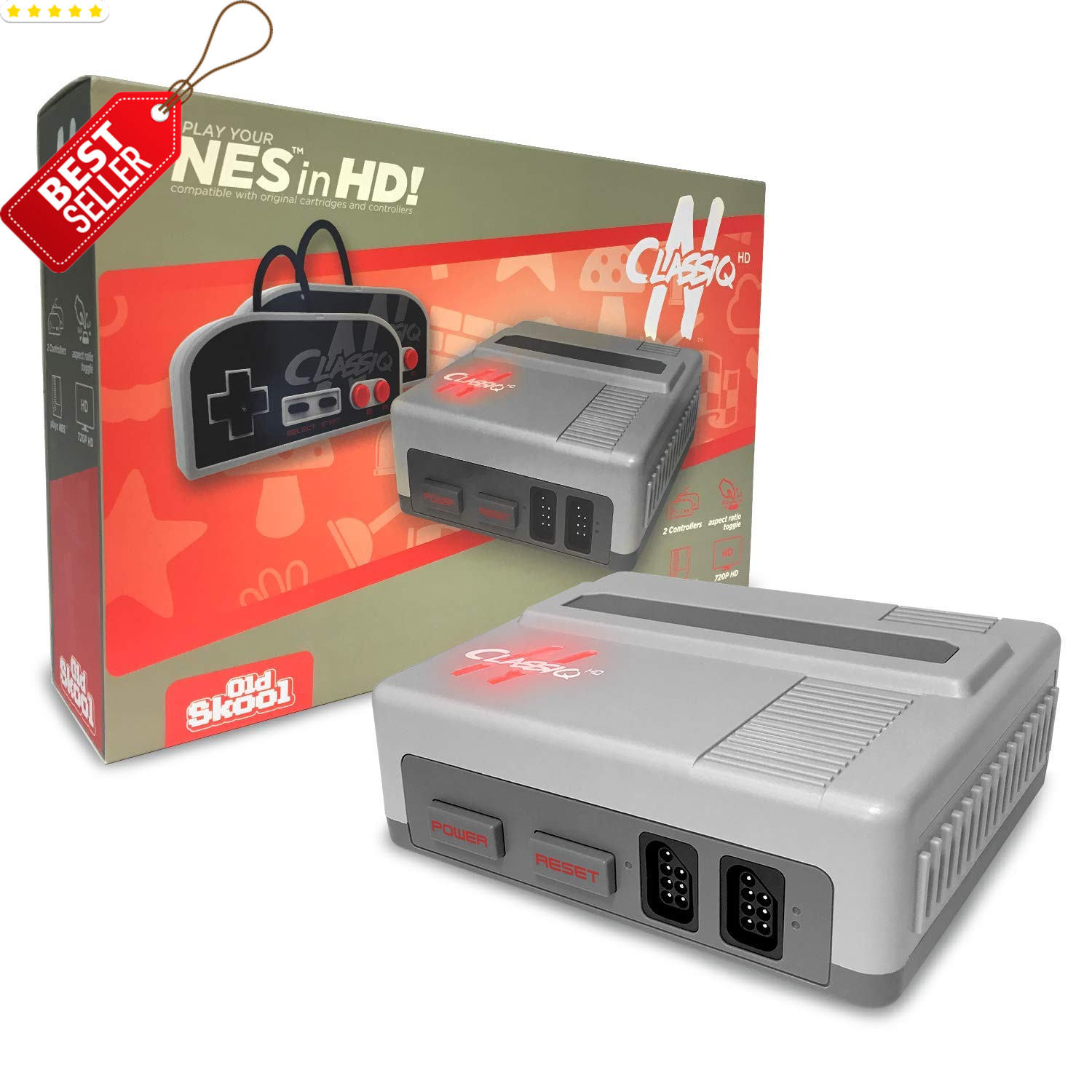 CLASSIQ N HD NES Compatible 8 Bit Console HD Output System – US