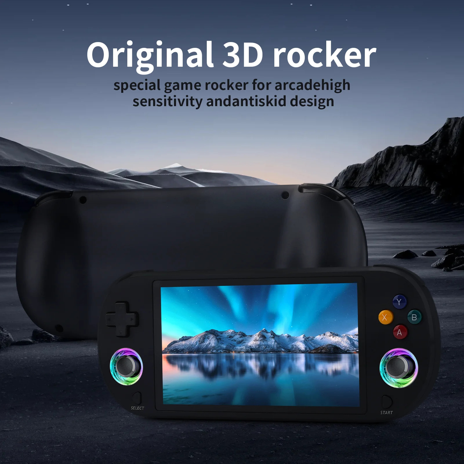 Video Game Console 5.0 Inch IPS Screen 1920*1080 Display Support LINUX Emelec