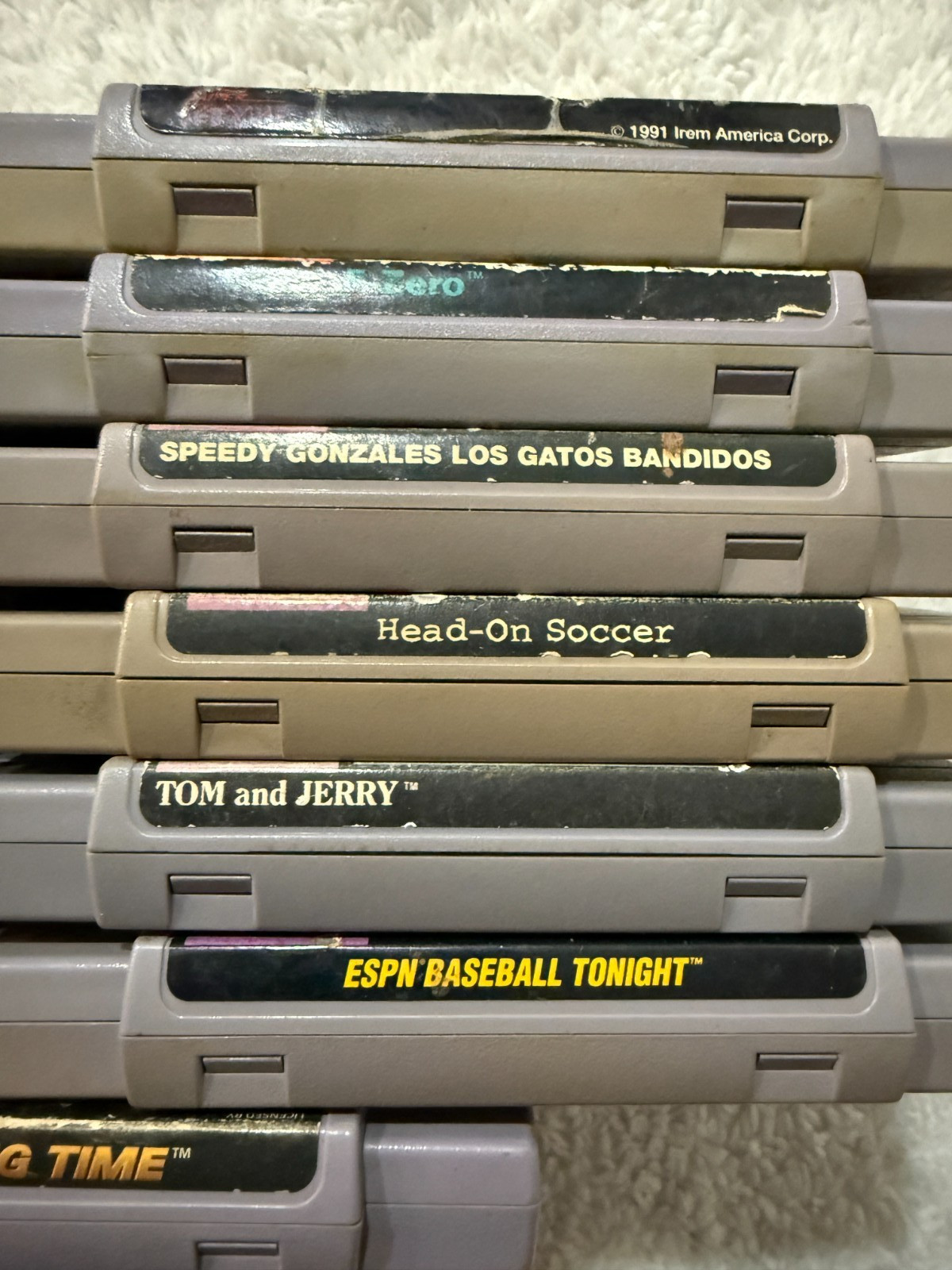 Super Nintendo SNES Jr Console Bundle 13 Games Mario TMNT Starfox & More Tested!