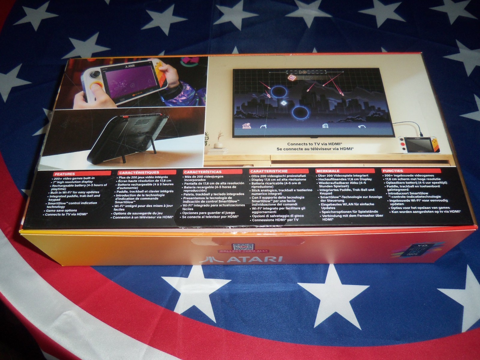 MY ARCADE ATARI GAMESTATION GO RECHARGEABLE BATTERY OVER 200+ PRELOADED RETRO