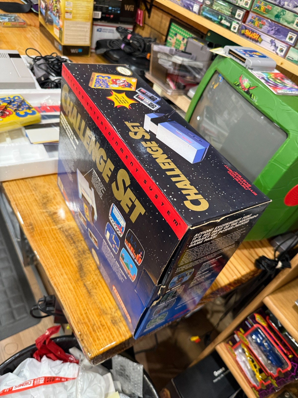 Nintendo NES Challenge Set Console in BOX (Complete) Rare