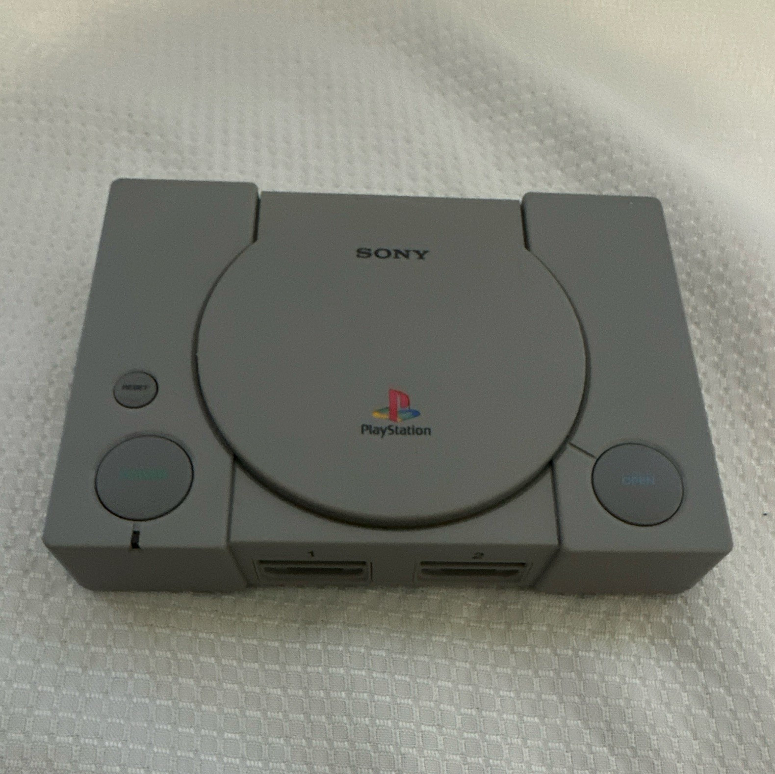 Sony PlayStation Classic Microconsole Gray w/ 2 Controllers HDMI 16GB 720p NTSC