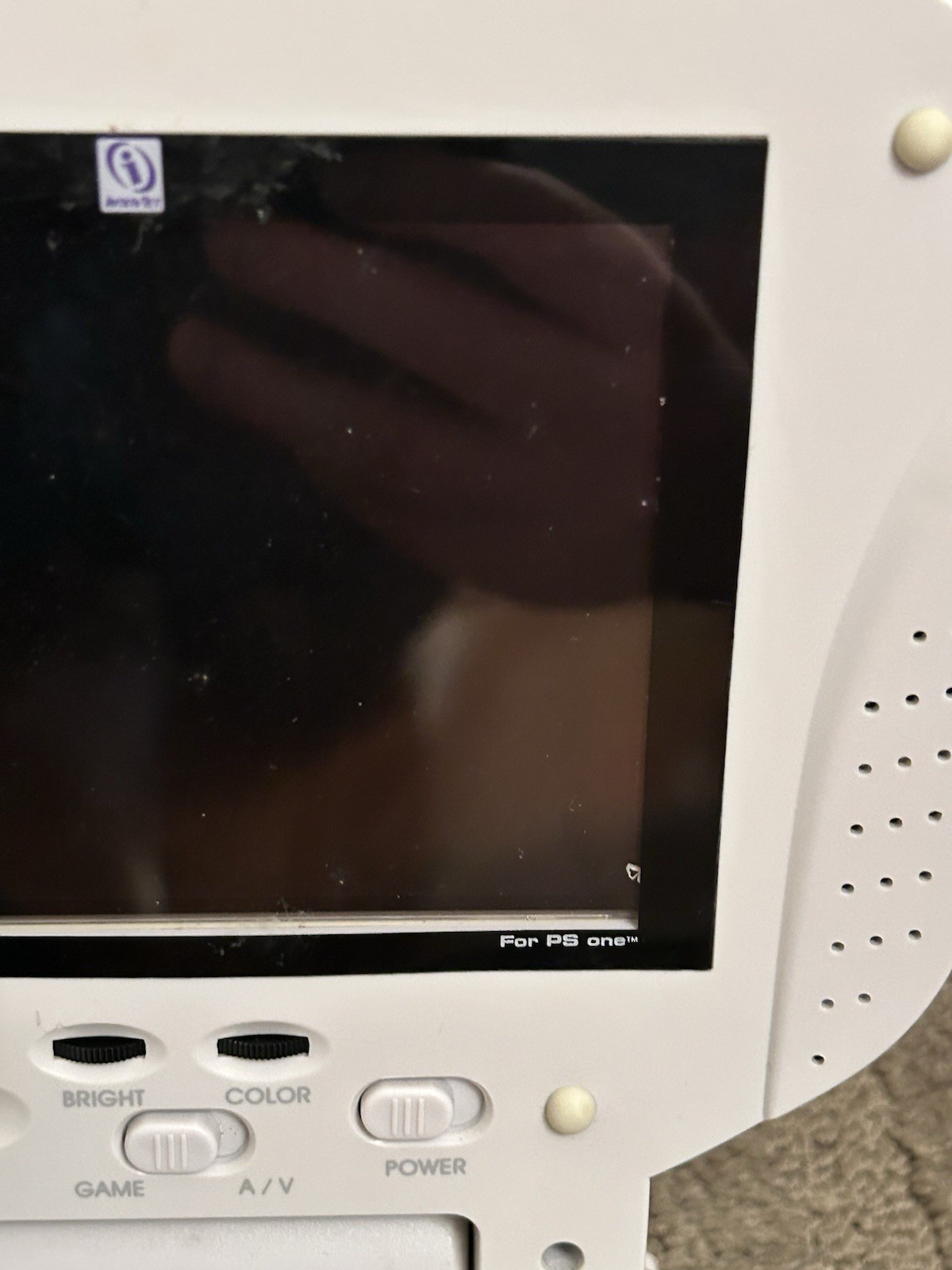 Sony Playstation PSOne Console w/ InterAct Mobile Monitor Color LCD Screen Works