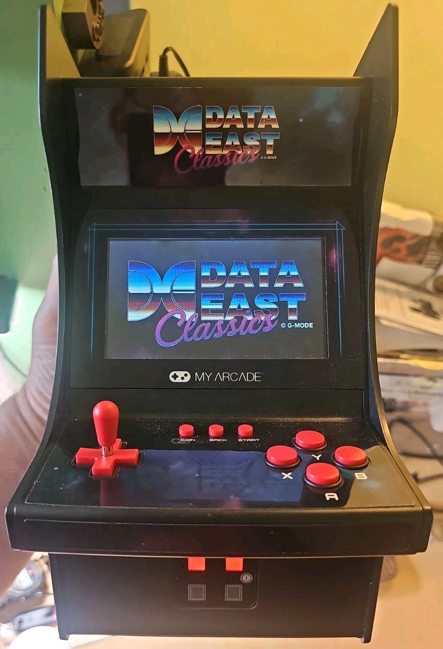 My Arcade Data East Classics Mini Player 10″ Inch Mini Arcade Machine Cabinet