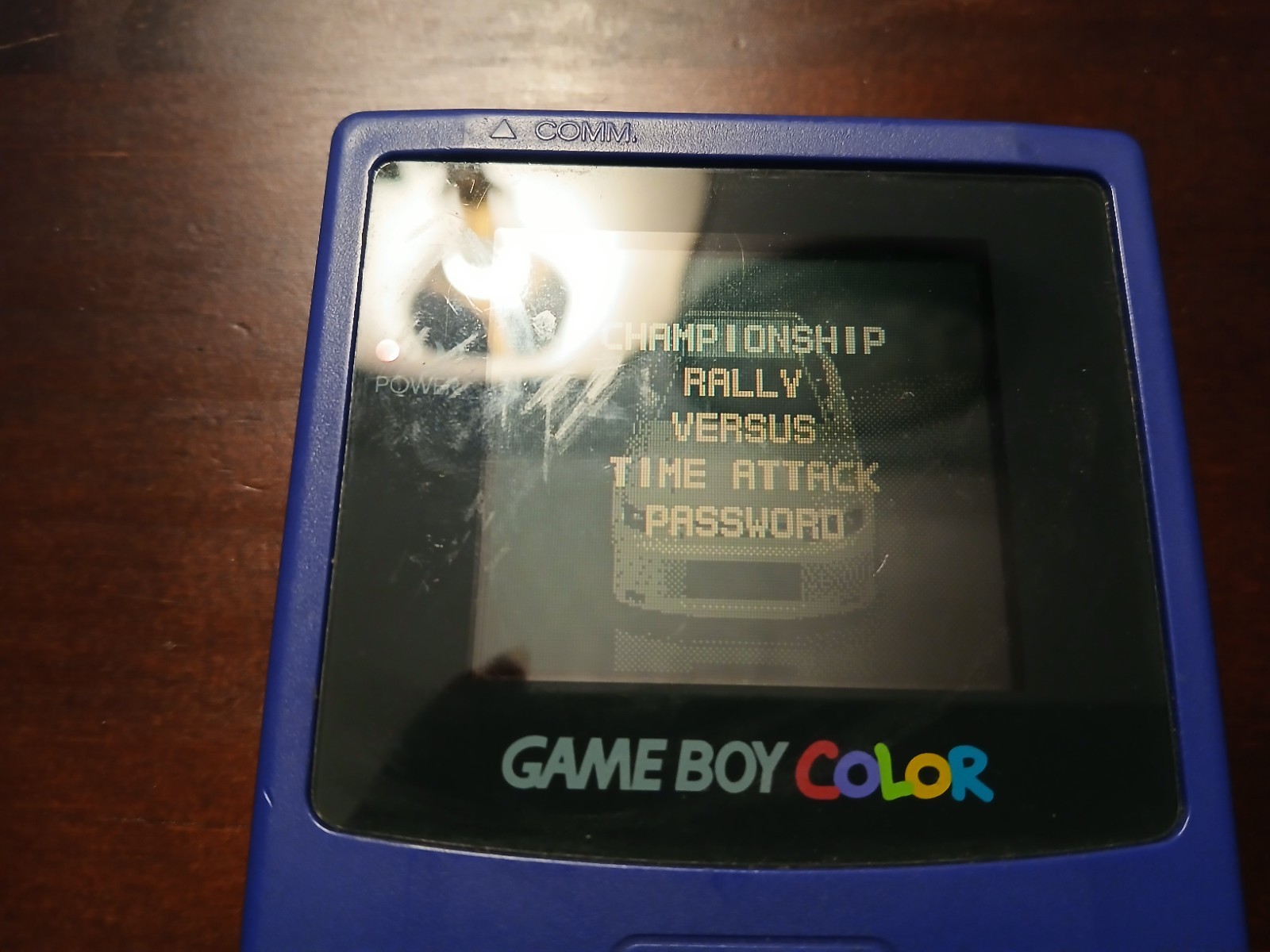 Nintendo Game Boy Color Grape Console – Includes International Rally Game.