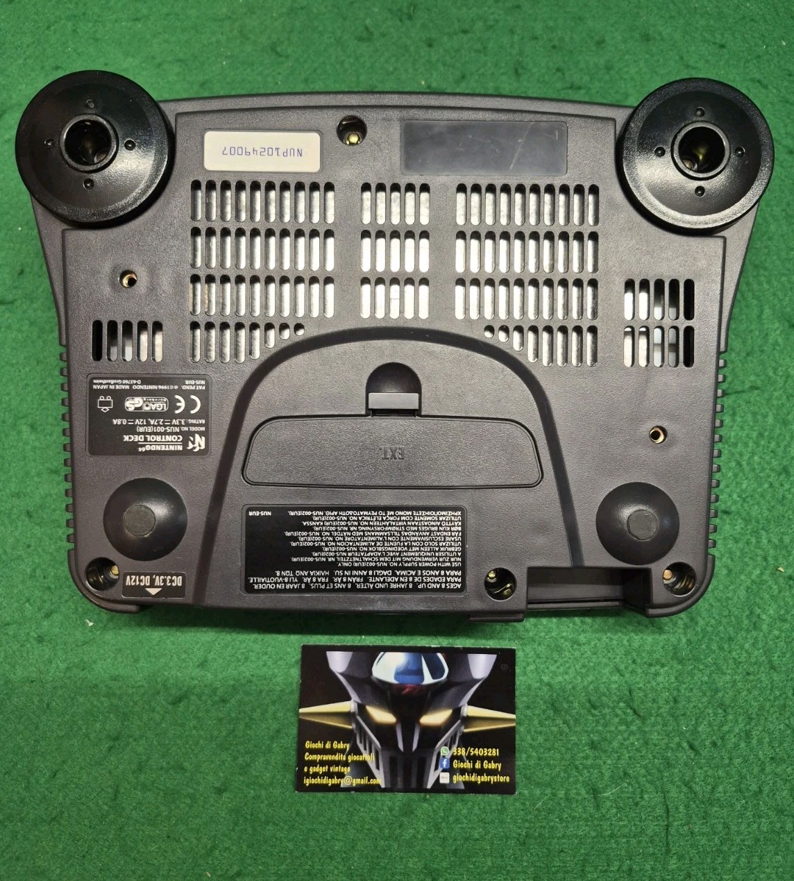 Console NINTENDO 64 model no. NUS-001 (eur) PAL 1996 made in Japan, Working!
