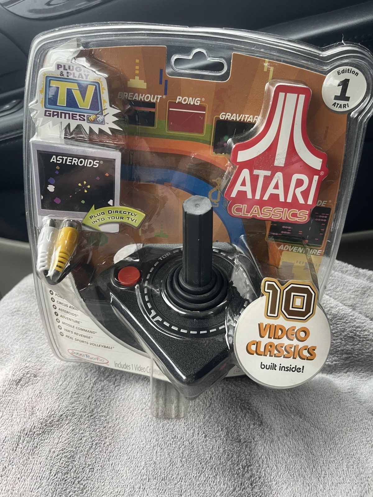 2008 Jakks Pacific ATARI Plug & Play TV Games 10 vintage arcade games New Sealed