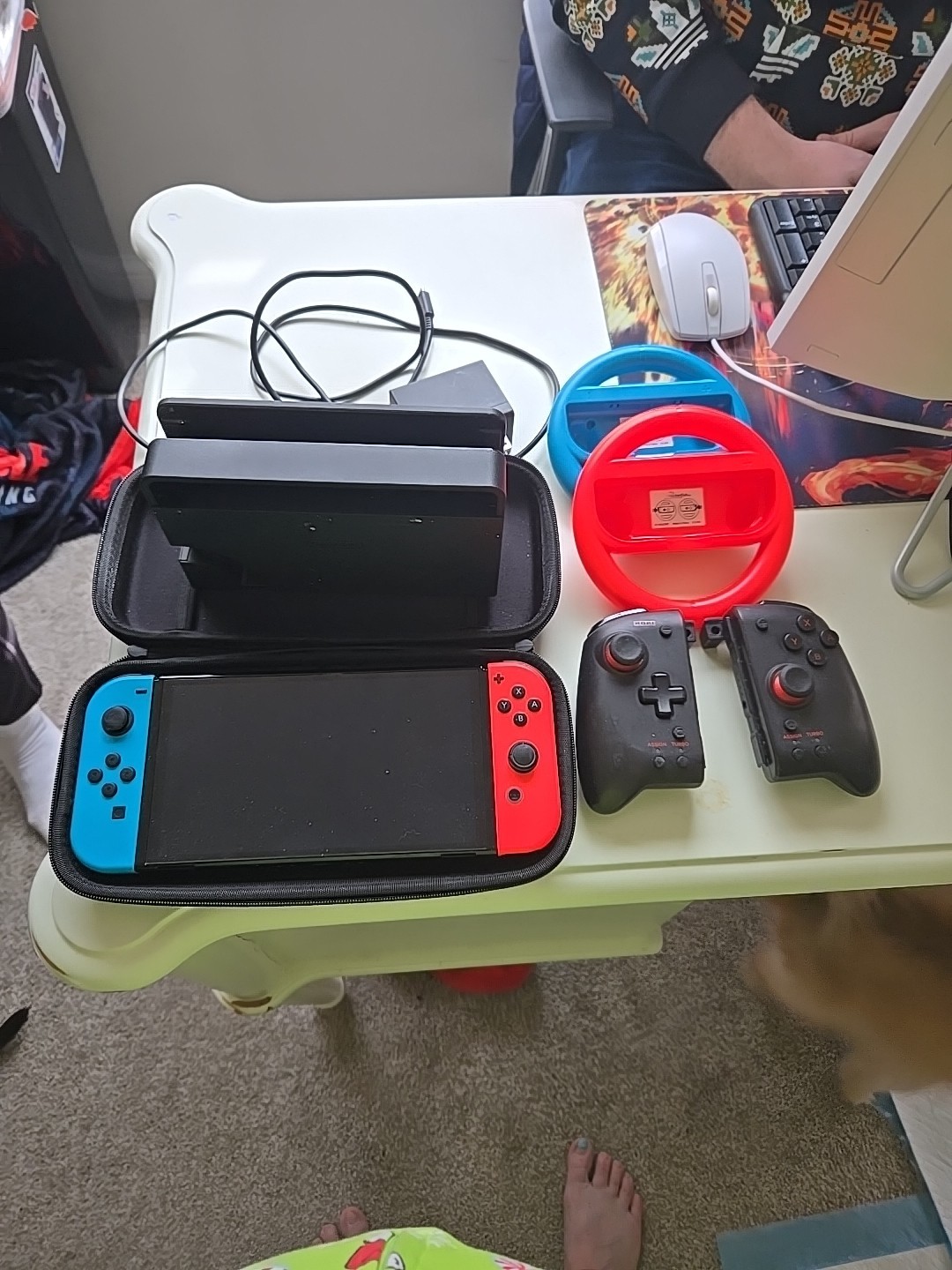 Nintendo Switch OLED 64GB with 128GB SD Card Bundle