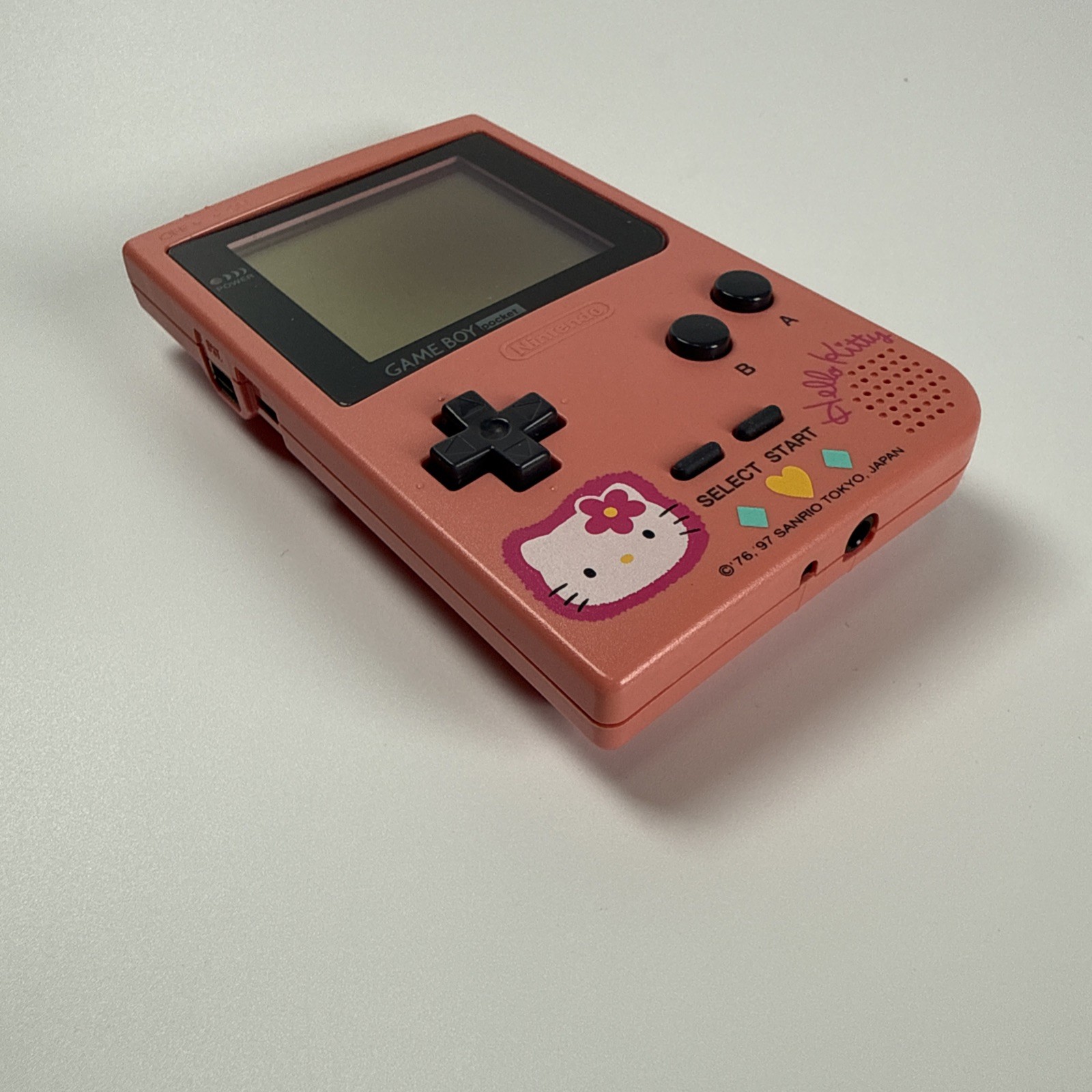 Nintendo Game Boy Pocket Hello Kitty Pink Sanrio Limited MGB-001 Tested Japan