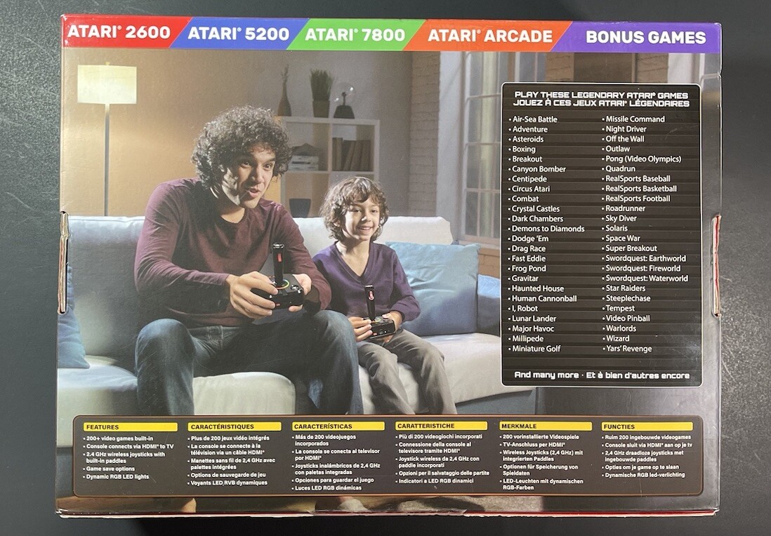 My Arcade Gamestation Pro Atari Retro Video Game System [ Black ] NEW
