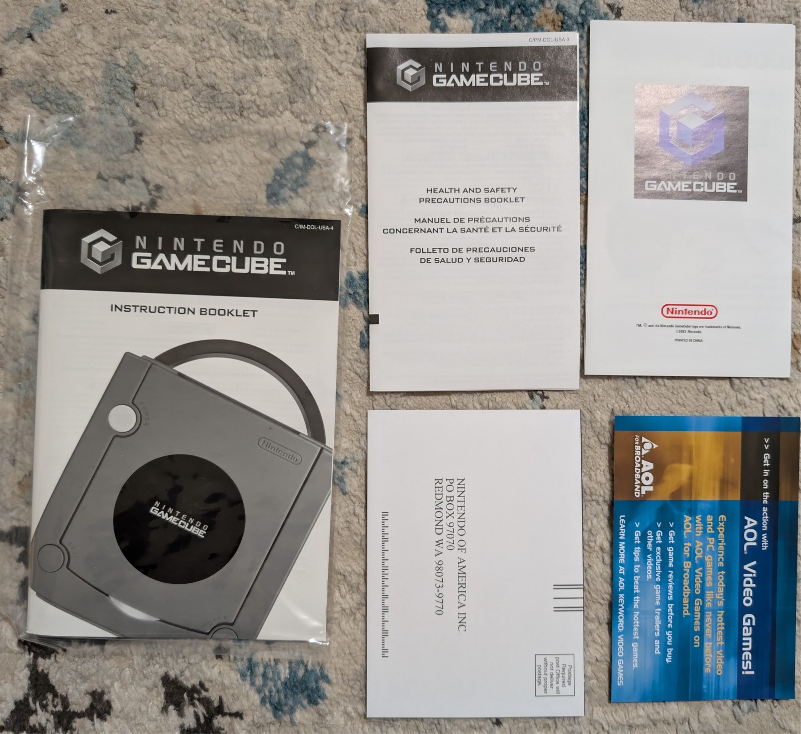 Nintendo GameCube Black Console Complete In Box CIB Great condition READ