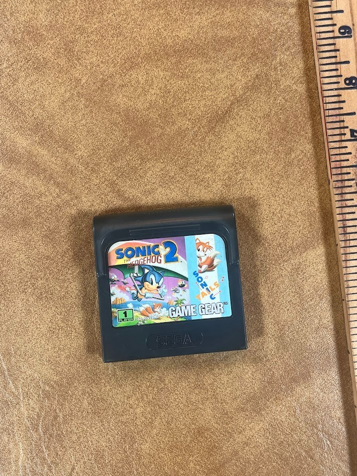 Sega Game Gear Handheld Console Power Supply & Sonic 2 Parts Repair