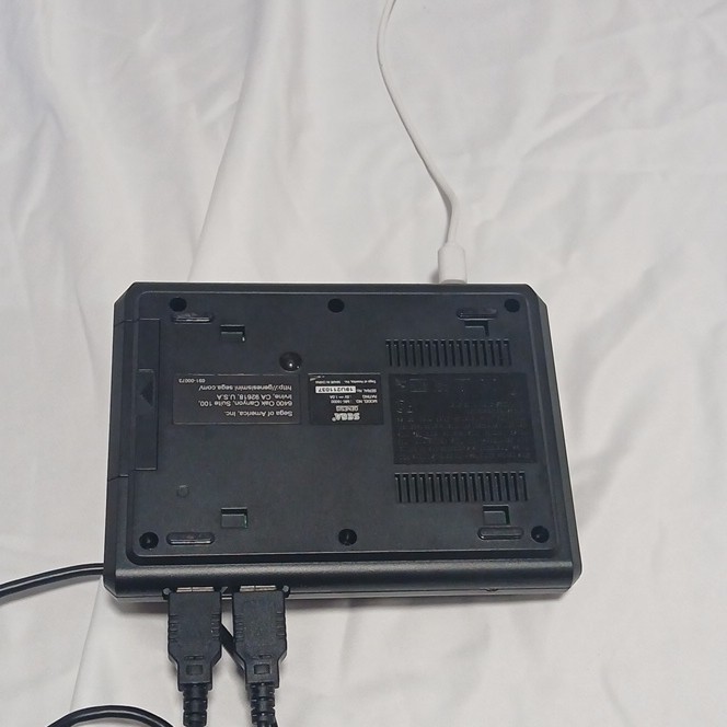 SEGA Genesis MK-1601 16-Bit Console Black w/ 2 Controllers, Cables, Volume