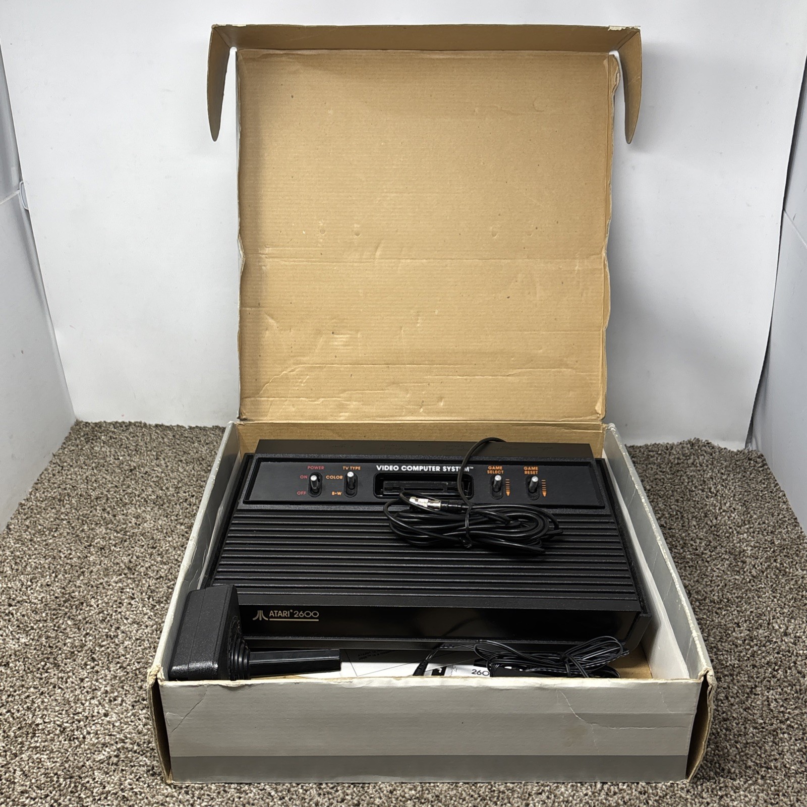 Atari 2600 Darth Vader Console Set – Complete In Box & Matching Serials *Tested*