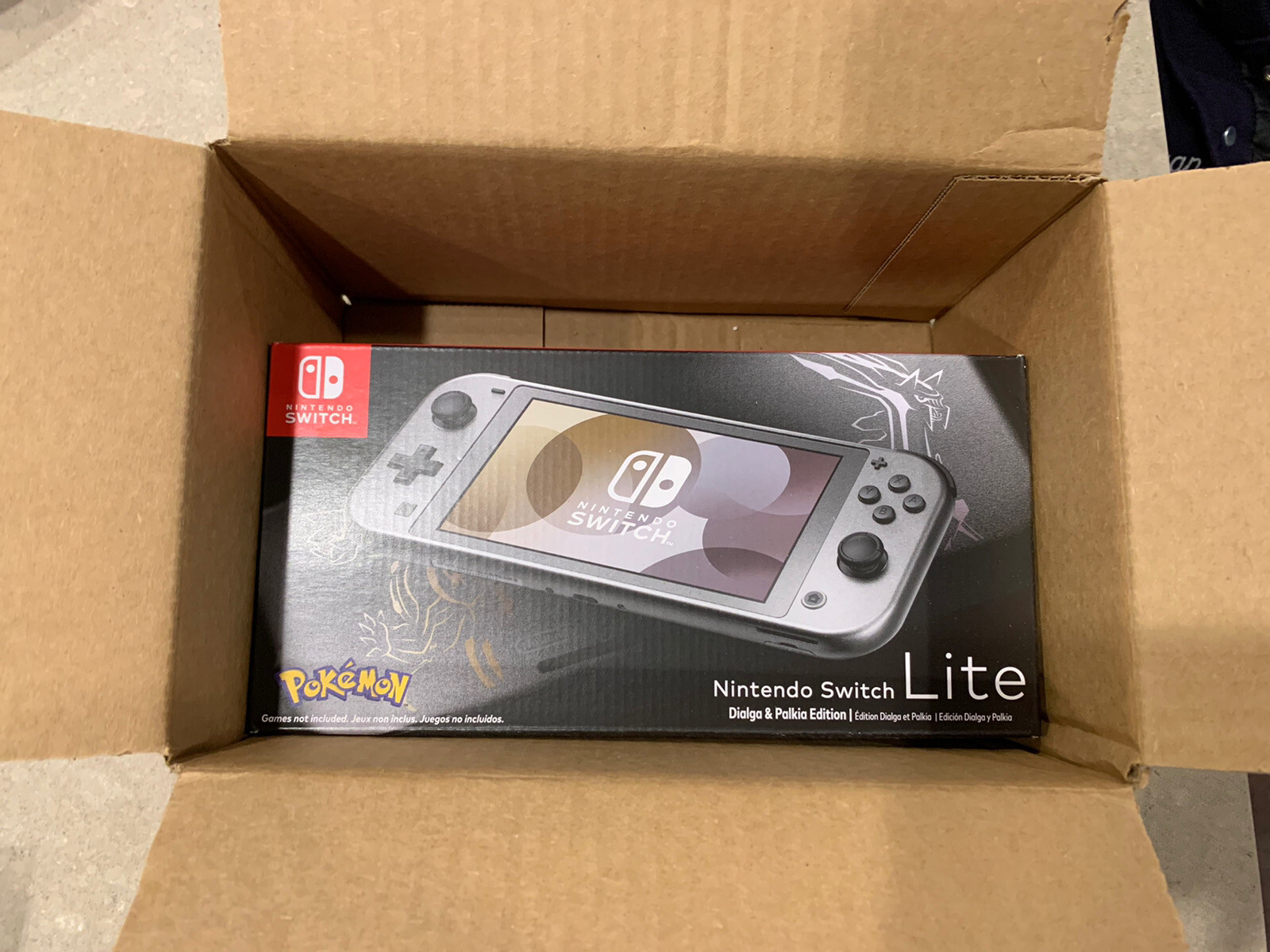 “NEW” Nintendo Switch Lite HDH-001 Handheld Console – 32GB – Dialga & Palkia 🔥