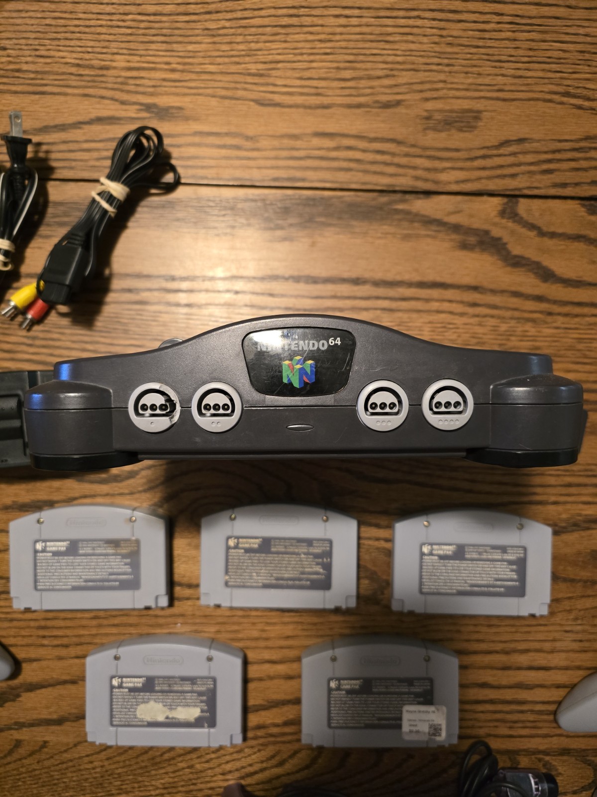 Nintendo 64 (N64) Console Bundle With Expansion pak + 6 Games + 3 Controllers