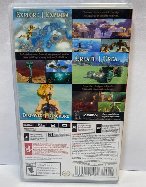 The Legend of Zelda: Tears of the Kingdom Switch New Game Special [US 2023]